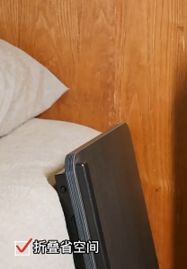 Foldable Laptop Desk in Bed Adjustable Foldable Portable Computer Desk Laptop Desk Sofa Table with Lifting and Tray Strap New Condition