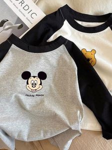 100 Pure Cotton Thin Cartoon T-Shirt Childrens Clothing