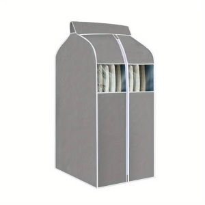 New Clothing Dust Cover Dress Clothes Garment Dust Cover Hanging Organizer Waterproof Dustproof Clothes Wardrobe Storage