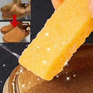 20Pcs Shoes Cleaning Wipes Suede Shoe Brush Sheepskin Matte Leather Clean Rubber Eraser Home Leather Cloth Shine Cleaner Brush