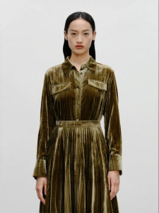 Luxurious Velvety Vintage Glamour Shirt