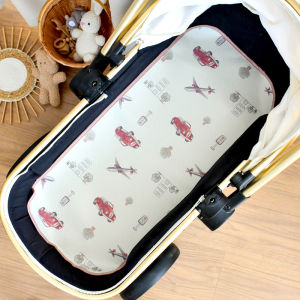Baby Stroller Ice Silk Cooling Mat Breathable Safety Seat Child Car Seat Sweat Absorbent Cushion Pad Comfortable Infant Carrier