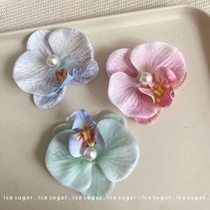 Beach Vacation Atmosphere Simulated Orchid Hair Clip