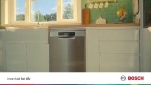 Bosch SMS4HCI60E Serie 4 Freestanding Dishwasher Inox Bosch Dishwasher