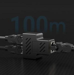 RJ45 Splitter 1 to 2 Dual Female Port CAT 5/CAT 6 LAN Ethernet Socket Splitter Connector Adapter