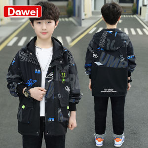 เสื้อแจ็คเก็ตฤดูใบไม้ผลิและฤดูใบไม้ร่วงสำหรับเด็กชาย เสื้อคลุมกันหนาวแบบลำลองสำหรับเด็กชาย วัสดุโพลีเอสเตอร์ 100% ปกติ