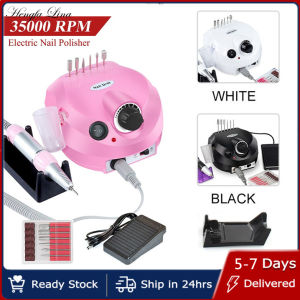 Hengfa Lina Electric Nail Drill Machine Set Professional Milling Cutter for  Nail Files Drill Bits Gel Polish Remover Tools