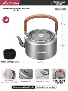 BSWOLF | Portable Outdoor Camping Tea Kettle