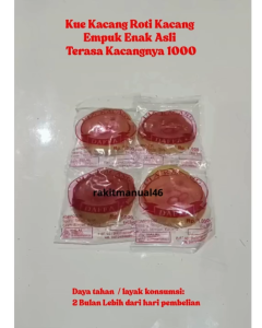 10 Bungkus Roti Kacang | Kue Kacang Enak Premium Homemade Murah 1000