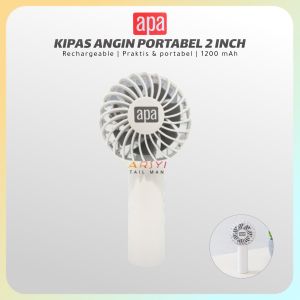 APA Kipas Angin Portabel Genggam 2 Inch 1200 mAh