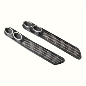 Useful False Exhaust Pipe Stickers Ornament Car Exhaust Decals Cool No Drilling Required Universal Car Decorative Exhaust