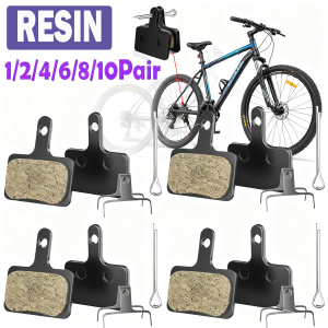 TESNO Wear-Resistant Resin Disc Brake Pads for SHIMANO B01S B03S B05S Hydraulic MTB Cycling Brake Accessories
