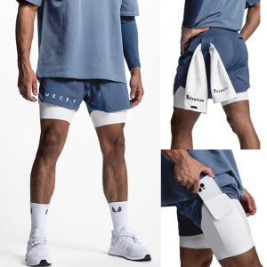 Mens Fitness Training Basketball Running Shorts Quick Dry Breathable American Style Knee-Length Sporty Look Polyester Knitted