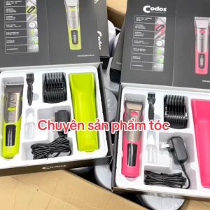 CODOS Tông đơ cắt tóc cao cấp T60 xanh hồng 110~240V 10W pin 2500mAh màn hình LCD 5 mức báo pin tốc độ 1-5 chuyên dụng cho gia đình salon