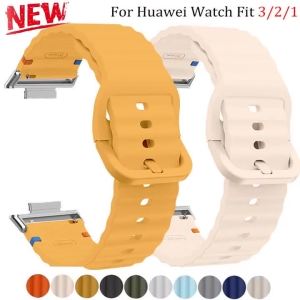 Sports Silicone Strap For Huawei Watch Fit 5 4Pro 3 Watchband Replaceable Breathable Wristband For Huawei Watch Fit2/1 Bracelet