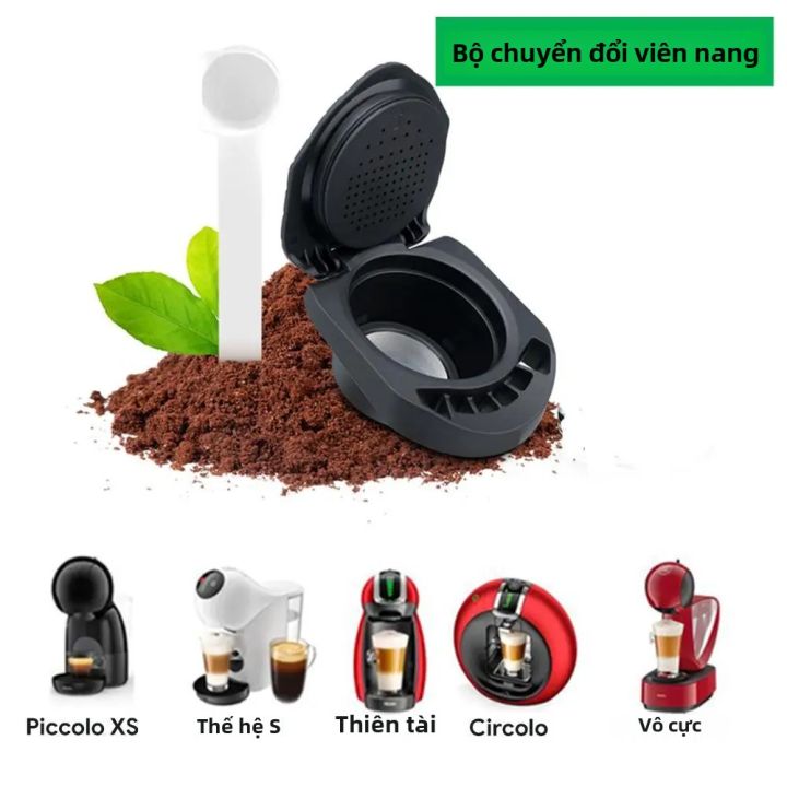 Có Thể Tái Sử Dụng Viên Adapter Đổ Lại Cho Dolce Gusto Tương Thích Với Genio S Piccolo XS Cà Phê Phụ Kiện