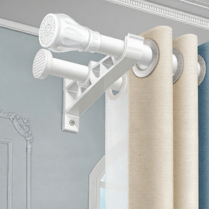 WEILAISHI | Silent Thick No-Drilling Curtain Rods and Track