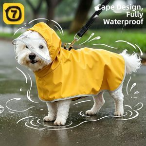 7o | Waterproof Dog Raincoat Belly Protection Cape