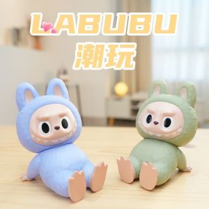 Labubu New Trendy Blind Box Ornament with High Appearance Doll Model Multifunctional Desktop Phone Holder