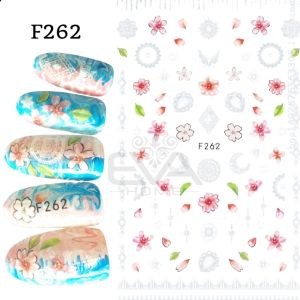 Decal Dán Móng Tay 3D Chống Nước Hoạ Tiết Hoa Bông Hoa Coloful Flower F262