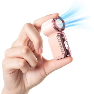Mini Portable Fan Handheld Mini Fan USB Rechargeable Mini Personal Pocket Design for Travel/Summer/Concerts/Lash