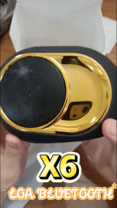 Loa Bluetooth Không Dây X6 Hiện Đại Pin Trâu Đa Dạng Kết Nối Nghe Nhạc Nhiều Giờ Âm Thanh Hay