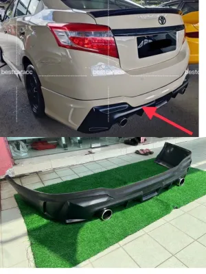 VIOS NCP150 2013.2018. REAR SKIRT PU
