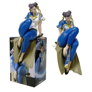 Bandai | In Stock Game Street Fighter 6 PM Chokonose Figure 14CM Chun-Li 14cm Anime Collections Model Toy Figures Gift