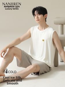 Nanjiren | Cooling Sleeveless Bamboo Silk Sleepwear Set