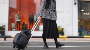 Shoulder strap bag backpack Large capacity waterproof travel bag universal wheel boarding bag duffel bag handbag