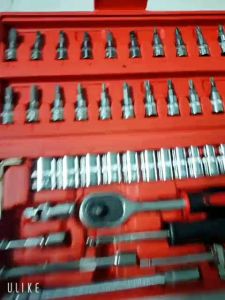 Bộ dụng cụ mở bu lông ốc vít bộ dụng cụ sửa chữa ô tô xe máy bộ dụng cụ đa năng 46 chi tiết- Hàng Nhập Khẩu