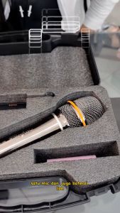 ADVANCE - Mic Karaoke Microphone Wireless Free Baterai Recharger (MIC-105)