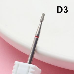 1Pcs Tungsten Steel Diamond Drill Bits Set 2.35mm Fine & Medium Grinding Heads Unscented for Acrylic & Gel Nails Ideal for M