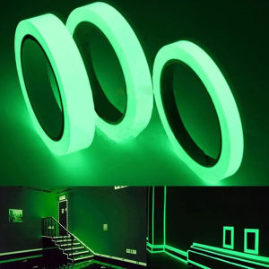 Luminous Tape Self-adhesive Sticker Night Vision Glow In Dark Safety Warning Staire Stage Laddle Edge Anti-Skid Security Home Car Decoration Tapes Automatic Illumination