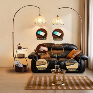 AOMAO | Vintage Decorative Floor Lamp Shelf