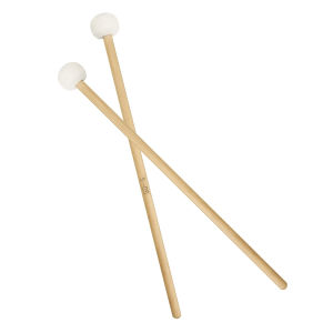 1Pair Felt Drum Mallets Drumsticks Solid Wood Handle Drum Sticks Timpani Snare Drum Percussion Instrument Parts & Accessories