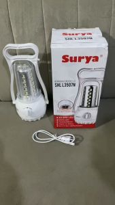 Surya Lampu Emergency Petromak SHL L3507N SMD 40 LED with Dimmer Switch Rechargeable 14 Hours