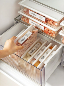 MODERN SWEETHOME | Food-Grade Freezer Meat Vegetables Storage Box