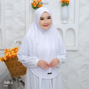 JULITA Daffi Hijab (Chat Untuk Warna Ready) Jersey High Twist Parfume Jilbab Instan Kerudung Pashmina Non Pad Pet Berkualitas Best Seller