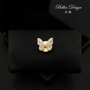 Magnetic Clasp Pin for Women Luxury Gold Anti-slip Invisible