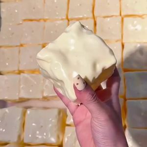 1PC Jumbo Cheese Cube Stress Ball Có Thể Tạo Hình Bóp Không Nảy Fidget Toy ASMR Cảm Giác Chống Căng Thẳng Quà Tặng Cho Mọi Lứa Tuổi