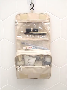 ACB307 Makeup Bag Organizer Hanging Travel Toiletry Bag for Women Water-Resistant Cosmetic Bag for Girls