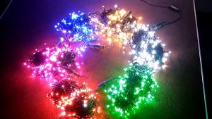 Christmas decoration 20 meters Black wire Light Lampu raya 200led string light High Quality Outdoor Christmas Fairy Lights Waterproof  strip lighting