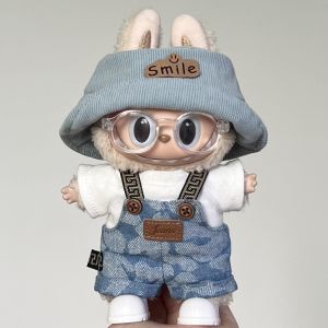 ชุดเสื้อผ้าตุ๊กตา Labubu รุ่นที่สาม ดีไซน์พลังงานสูง ขนาด 17 ซม ทำจากยาง เหมาะสำหรับตุ๊กตาแบบนั่ง ชุดแฟนซีสำหรับงานปาร์ตี้