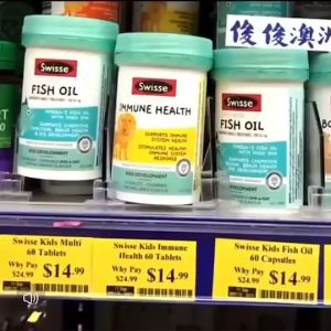 Swisse Kids Fish Oil 60 Chewable Capsules น้ำมันตับปลาสำหรับเด็ก 60 แคปซูลแบบเคี้ยว [จัดส่งจากกรุงเทพฯ] Made in Australia