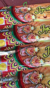 Dupa India Aromaterapi Pouch Plastic - Tulasi Jyothi 35 Sticks