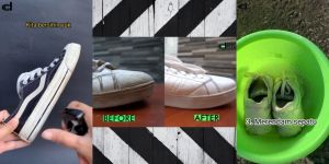 PEMBERSIH SEPATU TINGGAL SEMPROT SHOES CLEANER PEMBERSIH SEPATU SABUN SEPATU UNYELLOWING SHOES DC03