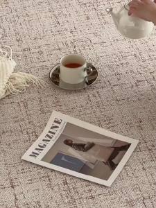 HONGLIDA | New French Luxury Pure Color Minimalist Washable Rug