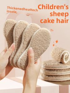 MONLEYTA | Childrens Shoe Inserts Customizable Fleece Lined Wool Anti Odor Cotton Sweat Absorbent Sheepskin Leather For Boys And Girls