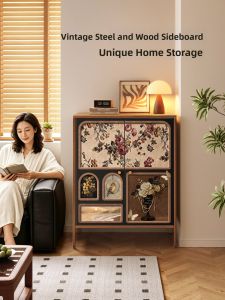 Vintage Steel Multi-purpose Storage Cabinet